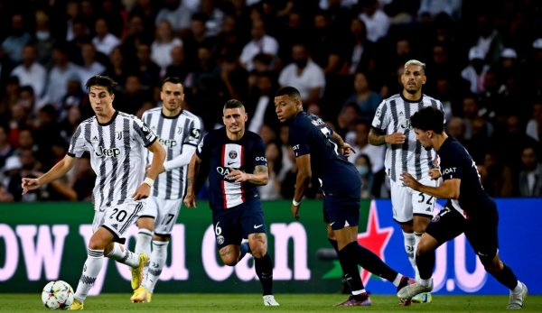 ميريتي في مباراة باريس سان جيرمان و يوفنتوس - Miretti during Psg Juventus match