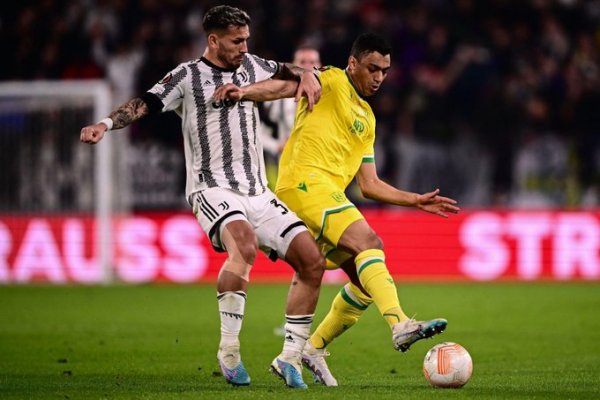باريديس خلال مباراة يوفنتوس ضد نانت في الدوري الاوروبي - Paredes during Juventus match Vs Nantes 2023