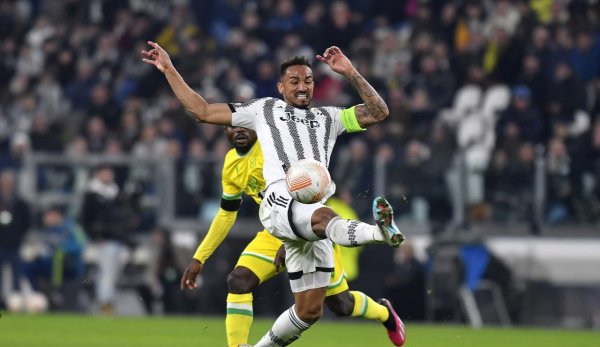 دانيلو خلال مباراة يوفنتوس ضد نانت في الدوري الاوروبي - Danilo during Juventus match Vs Nantes 2023