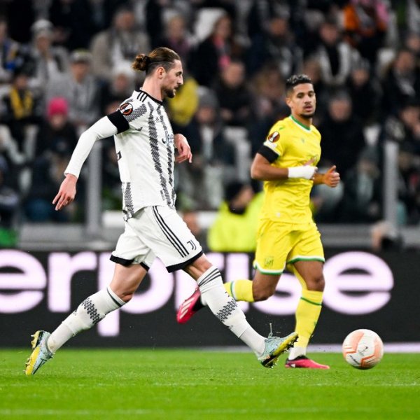 رابيو خلال مباراة يوفنتوس ضد نانت في الدوري الاوروبي - Rabiot during Juventus match Vs Nantes 2023