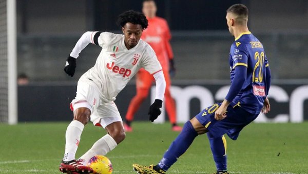 كوادرادو في مباراة فيرونا يوفنتوس - Cuadrado in Verona Juventus match