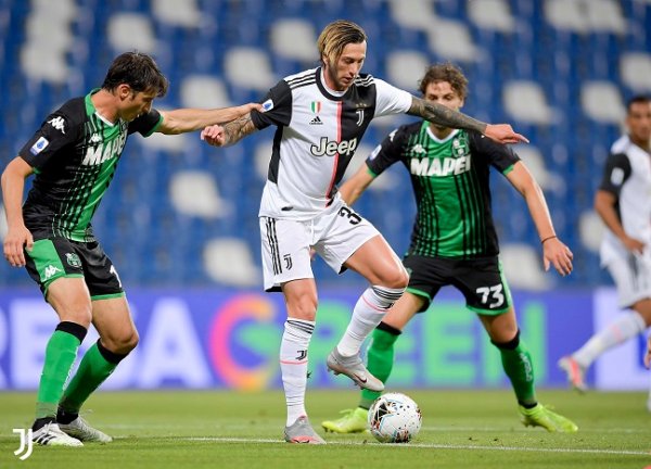 بيرنارديسكي في مباراة ساسولو يوفنتوس - Bernardeschi in Sassuolo Juventus match