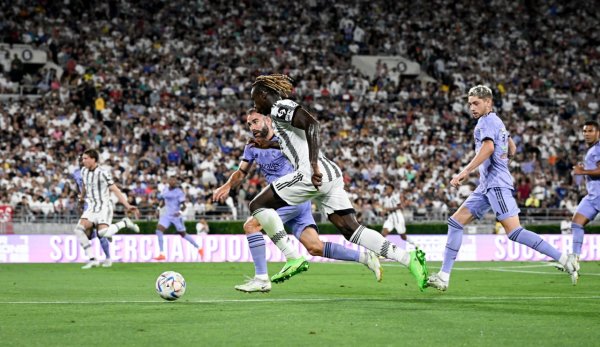 مويس كين في مباراة يوفنتوس و ريال مدريد - Moise Kean during Juventus Real Madrid Friendly match
