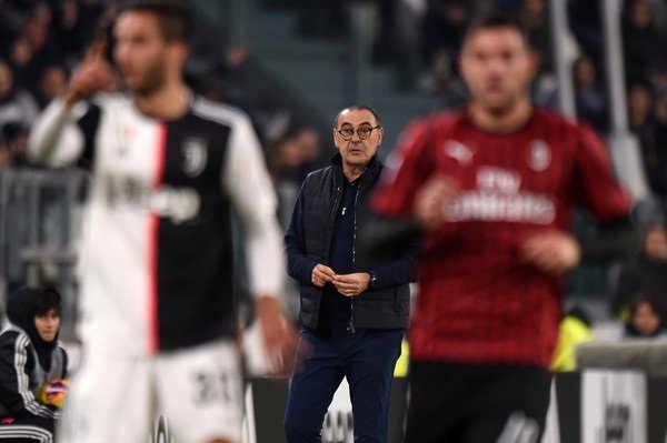 ساري في لقاء اليوفي و ميلان - Maurizio Sarri in Juve Milan match