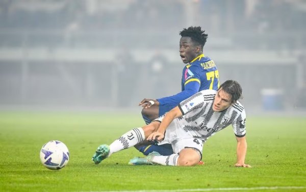 فاجيولي خلال مباراة فيرونا يوفنتوس - Fagioli during Verona Juventus match