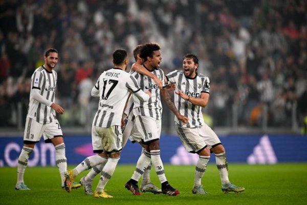 ماكيني يحتفل بهدفه في مباراة يوفنتوس امبولي - Mckennie celebrates after his goal during Juventus Empoli match