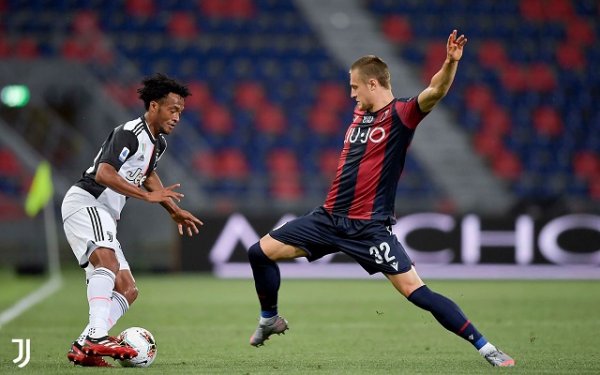 كوادرادو في مباراة بولونيا يوفنتوس - Cuadrado during Bologna Juventus match