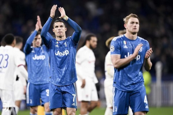 دي ليخت و رونالدو بعد مباراة ليون و يوفنتوس - Ronaldo & de Ligt after Lyon Juventus match