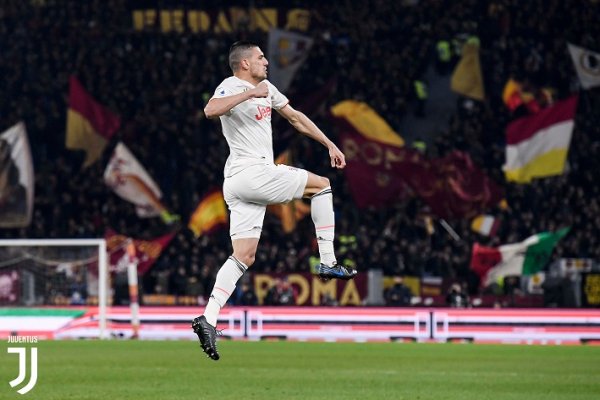 مدافع اليوفي ديميرال يحتفل بهدفه - Demiral celebrates his goal for Juventus