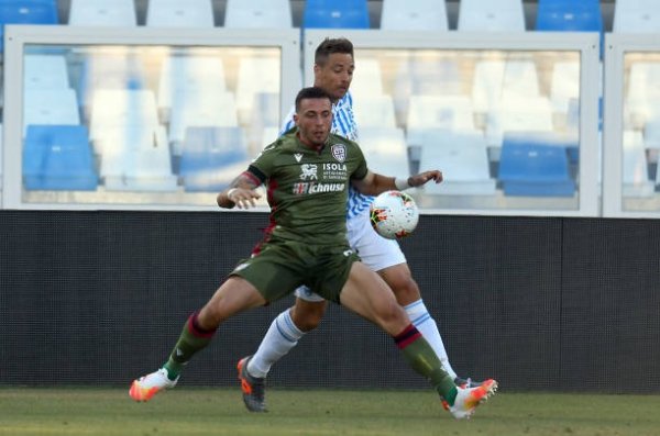 لوكا بيليغريني مع كالياري ضد سبال - Juve loaned ( Luca Pellegrini ) with Cagliari Vs Spal