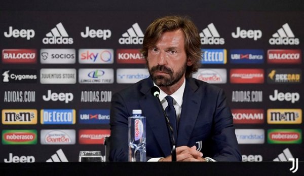 أدريا بيرلو خلال تقديمه كمدرب لـ يوفنتوس تحت 23 - Andrea Pirlo presentation as Juventus U23 coach