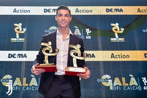 كريستيانو رونالدو مع جوائزه - Ronaldo with his Awards