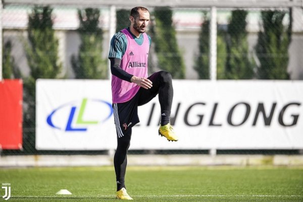 كيليني في تدريب يوفنتوس - Chiellini in Juventus training