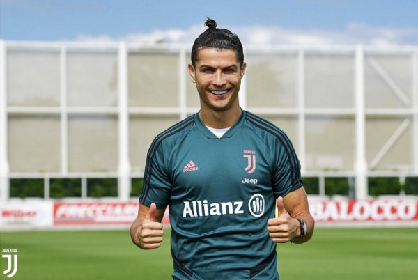 كريستيانو رونالدو في تدريبات اليوفنتوس في مايو 2020 - Cristiano Ronaldo during Juve training