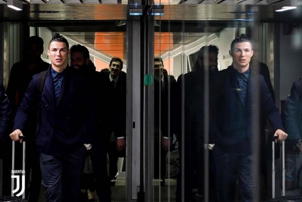 كريستيانو رونالدو في رحلة اليوفي نحو ليون - Ronaldo in Juventus journey towards Lyon