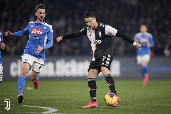 رونالدو في مباراة نابولي يوفنتوس - Cristiano Ronaldo in Napoli Juventus