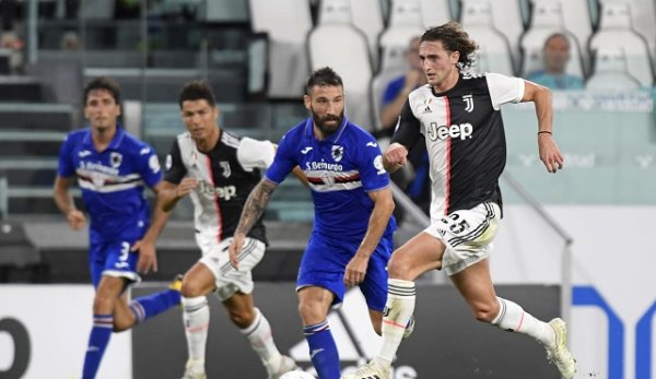 رابيو في مباراة يوفنتوس سامبدوريا - Rabiot during Juve Sampdoria match