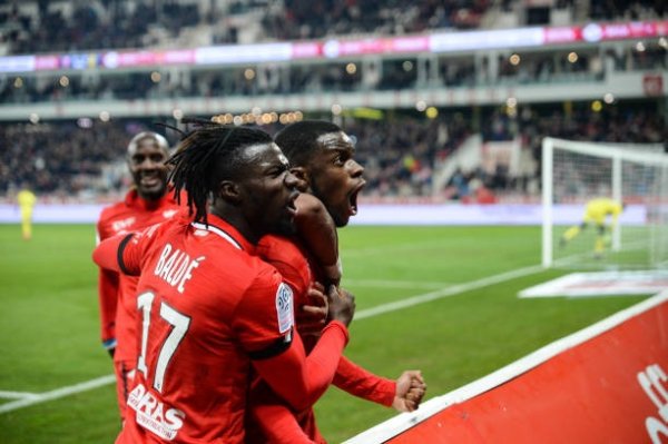 فرحة معار اليوفي مافيديدي بهدفه مع ديجون ضد نانت - Mavididi scores goal for Dijon vs Nantes