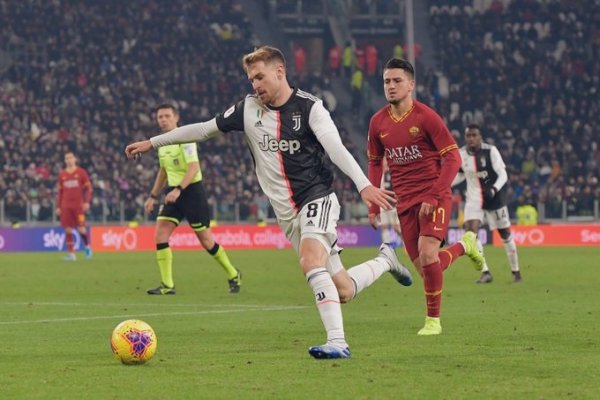 أرون رامزي في مباراة يوفنتوس و روما - Ramsey in Juventus Roma match