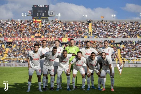 Juventus starting xi before Lecce match