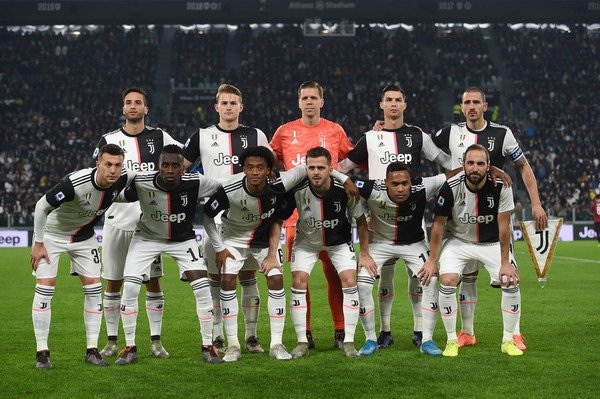 Juventus starting xi Vs Milan in November 2019