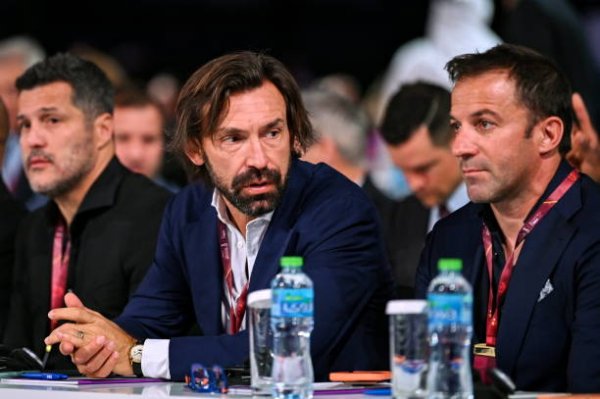 بيرلو مع ديل بييرو في حضور اجتماع كونغرس الفيفا / Ex Juventus Del Piero & Pirlo in 72nd Fifa Gongress