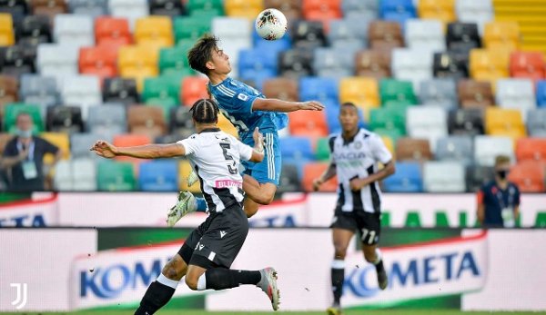 ديبالا ضد تروست ايكونغ خلال مباراة اودينيزي يوفنتوس - Dybala Vs Troost-Ekong during Udinese Juventus match