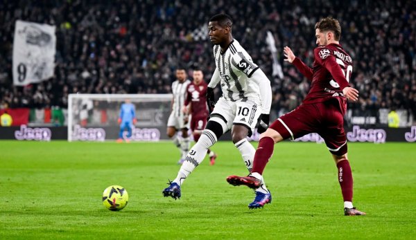 باول بوغبا خلال مباراة يوفنتوس ضد تورينو 2023 - Paul Pogba during Juventus match Vs Torino