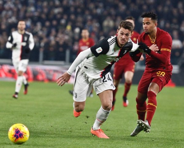 روغاني في مباراة يوفنتوس و روما - Rugani in Juventus Roma match