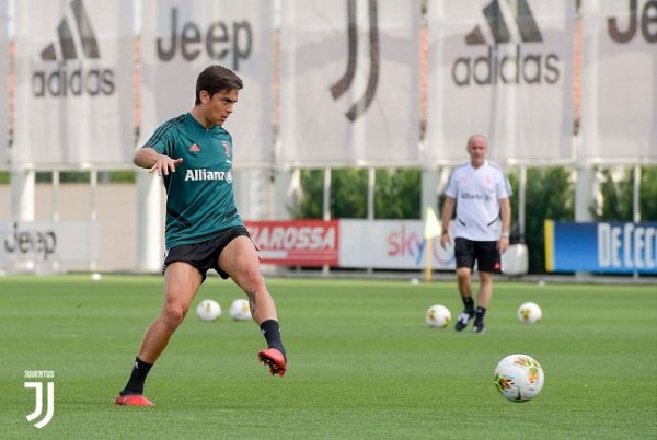 ديبالا في تدريبات يوفنتوس في مايو - Dybala in Juventus training in May 2020