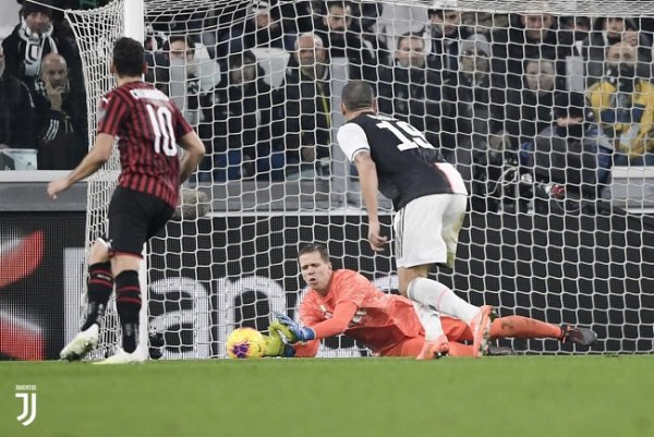 تصدي تشيزني ضد ميلان - Szczesny save