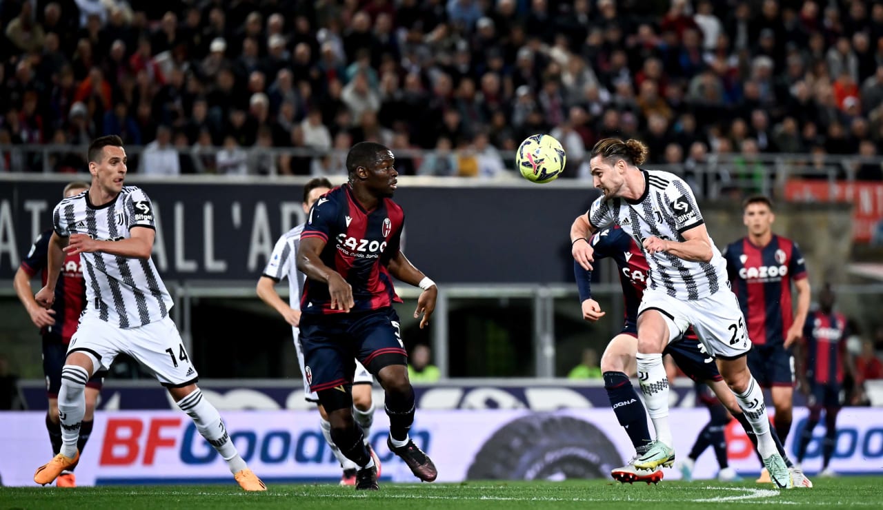 رابيو خلال مباراة يوفنتوس ضد بولونيا 2023 - Adrien Rabiot during Juventus match Vs Bologna