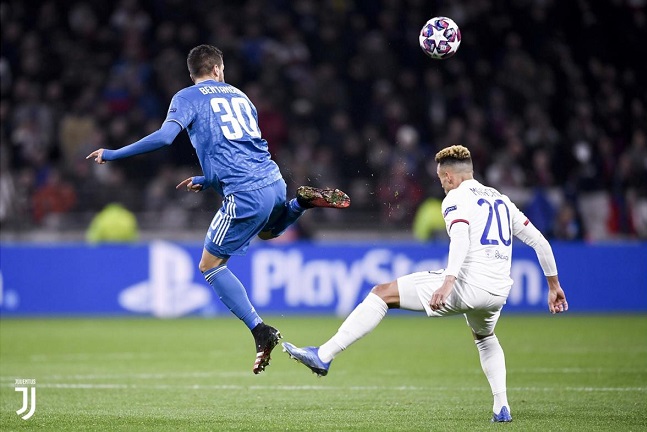 بينتانكور في مباراة ليون و يوفنتوس - Bentancur in Lyon Juventus match