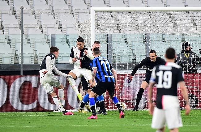 رامزي يسجل هدفه في مباراة يوفنتوس و انتر ميلان - Ramsey scores goal in Juventus Inter match