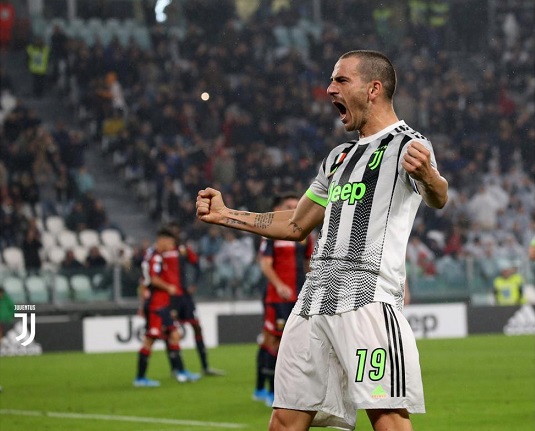 بونوتشي يحتفل بهدفه - Bonucci celebrates after scored goal