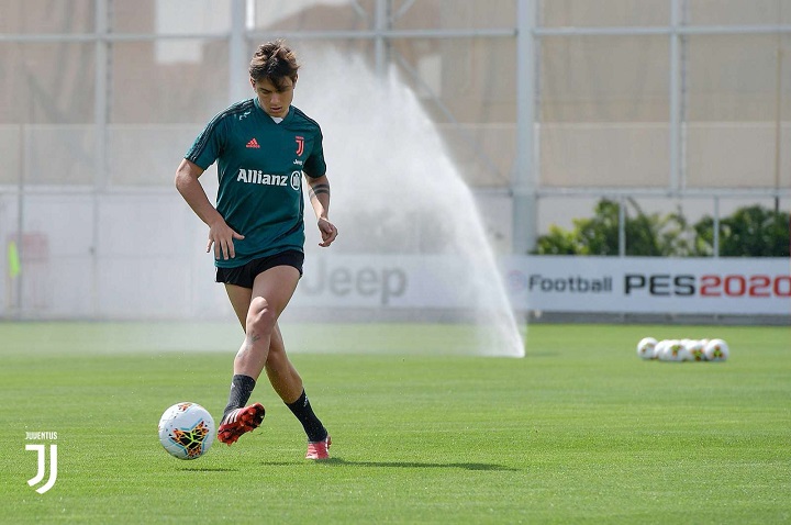 ديبالا في تدريب اليوفنتوس الفردي - Dybala during Individual juventus training