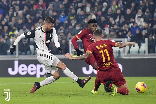 بينتانكور يسجل لليوفنتوس ضد روما - Bentancur scores for Juve vs Roma