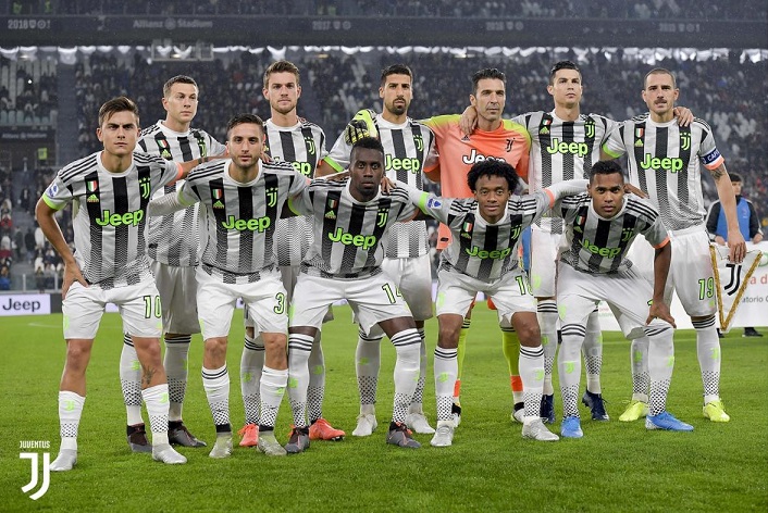 Juventus xi team vs Genoa in Serie A ( october 2019 )