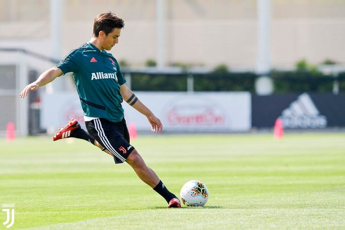 ديبالا في تدريب اليوفي الفردي - Dybala during Individual juventus training