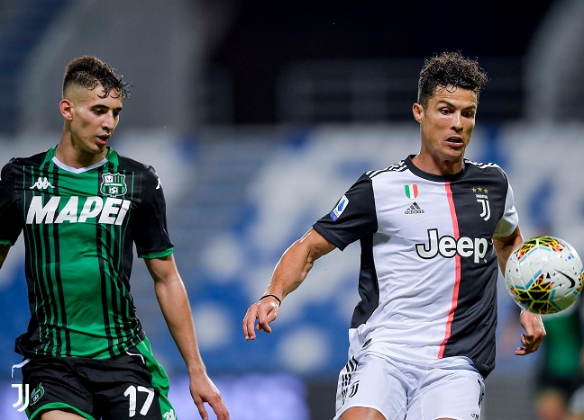 كريستيانو رونالدو في مباراة ساسولو يوفنتوس - Cristiano Ronaldo in Sassuolo Juventus match