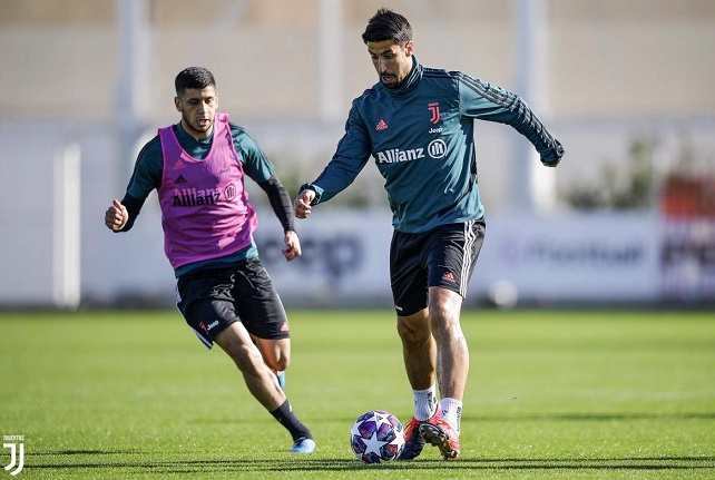 خضيرة و حمزة رفيع في تدريب يوفنتوس - Khedira & Hamza Rafia in Juventus training