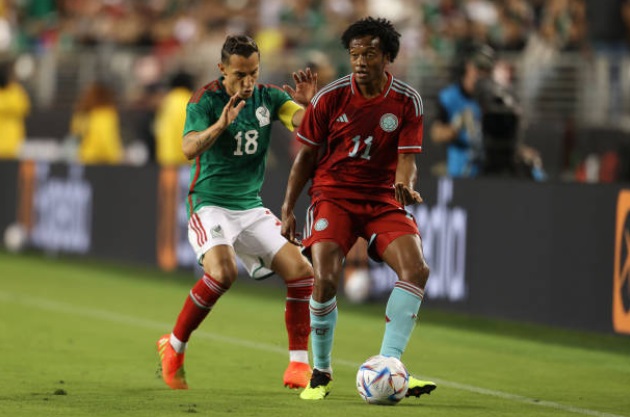 كوادرادو في ودية كولومبيا و المكسيك - Juventus winger Cuadrado during Colombia Mexico match