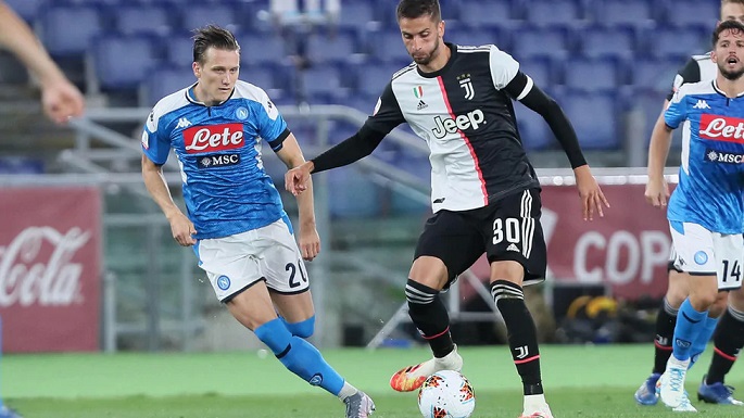 بينتانكور و زيلينسكي في نهائي كاس ايطاليا ( نابولي اليوفي ) - Bentancur & Zielinski in Coppa Italia final ( Napoli Juve )