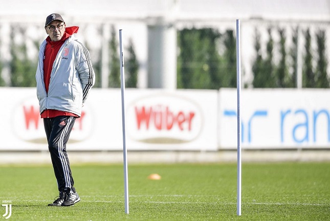 المدرب ماوريزيو ساري في تدريب يوفنتوس - Mr Maurizio Sarri in Juventus training