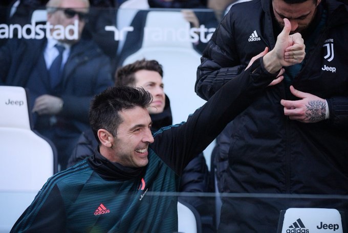 بوفون خلال مباراة اليوفي و فيورنتينا - Buffon during Juventus Fiorentina match