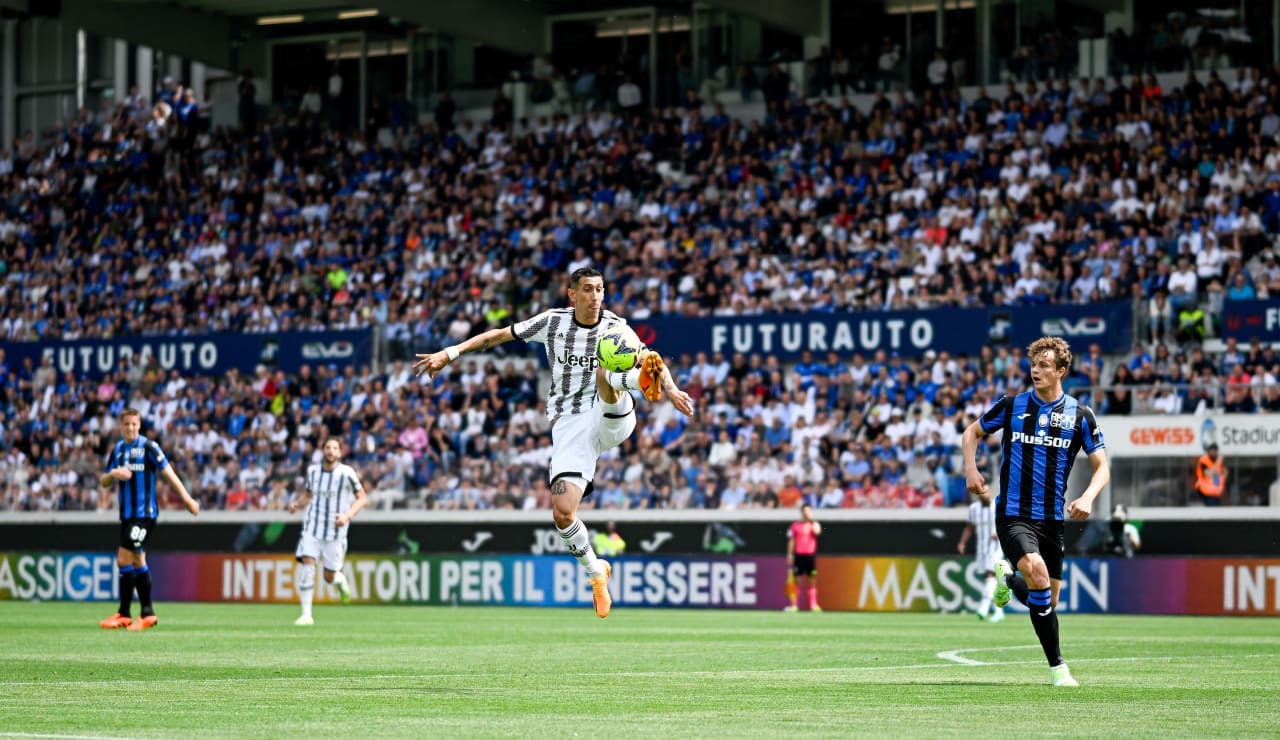 أنخيل دي ماريا خلال مباراة يوفنتوس ضد اتالانتا 2023 - Angel Di Maria during Juventus match Vs Atalanta