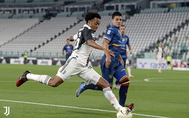 كوادرادو في مباراة يوفنتوس و ليتشي - Cuadrado during Juventus Lecce match