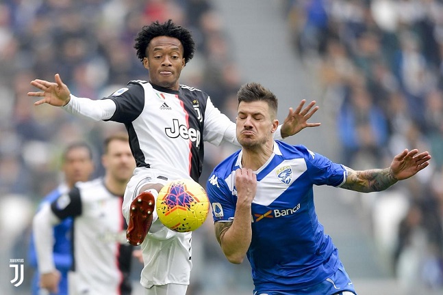 كوادرادو في مباراة يوفنتوس و بريشيا - Cuadrado in Juventus Brescia