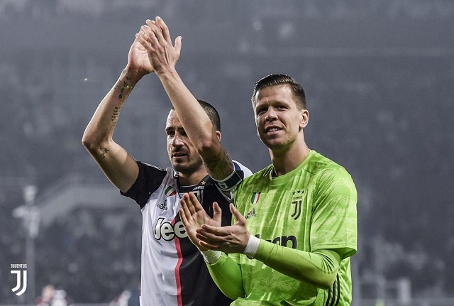 فرحة تشيزني و بونوتشي بعد ديربي تورينو - Bonucci & Szczesny joy