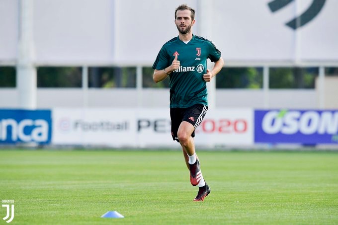 بيانيتش في تدريب اليوفنتوس الفردي - Pjanic during Individual juventus training